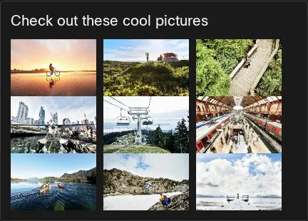 Image Gallery Dark