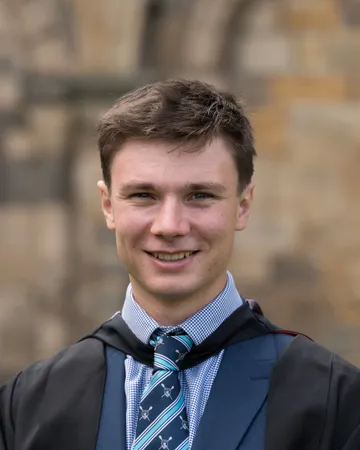 Ed Jex at graduation in Durham, July 2025